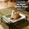 Portable Elevated Pet Cot with Removable Cushion