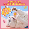 Flower Bell Ball Cat Toy with Cotton Rope