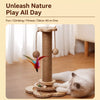 Vertical Sisal Cat Scratching Post with Cat Tree Structure