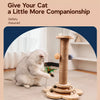 Vertical Sisal Cat Scratching Post with Cat Tree Structure