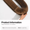 Foldable Accordion Cat Scratcher with Bell