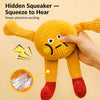 Waffle Plush Cat Toy with Crinkle Paper and Catnip