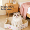 Petal-Shaped Corrugated Cardboard Cat Scratcher