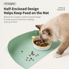 Raised-Edge Pet Bowl Placemat for Cats & Dogs