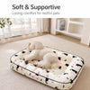 Cotton-Linen Pet Bed Cushion for Small Dogs & Rabbits