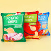 Plush Potato Chip Crinkle Toy for Dogs and Cats