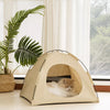 Enclosed Portable Pet Tent Bed for Cats and Small Dogs