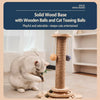Vertical Sisal Cat Scratching Post with Cat Tree Structure