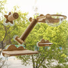 Window-Mounted Cat Hammock and Space Capsule Perch
