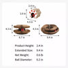 Foldable Accordion Cat Scratcher with Bell