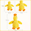 Plush Squeaky Dog Toys in Duck, Football & Pizza Designs