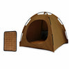 Enclosed Portable Pet Tent Bed for Cats and Small Dogs