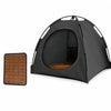Enclosed Portable Pet Tent Bed for Cats and Small Dogs