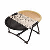 Oval Foldable Elevated Pet Cot for Cats and Dogs