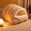 Removable Semi-Enclosed Cat & Dog Bed