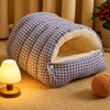 Removable Semi-Enclosed Cat & Dog Bed