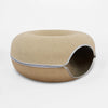 Enclosed Donut Cat Bed with Tunnel