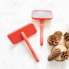 Natural Wood Cushion Pin Brush for Dogs & Cats