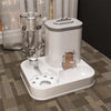Automatic Pet Food & Water Feeder for Cats and Dogs