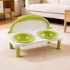 Elevated Ceramic Double Pet Bowls for Cats and Dogs