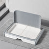 Dog Toilet Tray with Wall Panel and Pull-Out Drawer