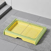 Dog Toilet Tray with Wall Panel and Pull-Out Drawer