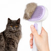 Dual-Sided Deshedding and Detangling Brush for Dogs and Cats
