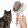 Dual-Sided Deshedding and Detangling Brush for Dogs and Cats