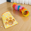 Cat Crinkle Tunnel Toy with Hide-and-Seek Openings