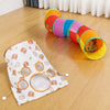Cat Crinkle Tunnel Toy with Hide-and-Seek Openings