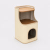 Two-Level Square Sisal Cat Scratching Barrel with Cat Bed