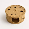 Felt Donut Cat Scratcher Bed with Semi-Enclosed Tunnel