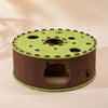 Felt Donut Cat Scratcher Bed with Semi-Enclosed Tunnel