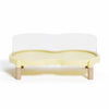 Elevated Ceramic Double Bowl Stand for Cats & Dogs