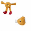 Waffle Plush Cat Toy with Crinkle Paper and Catnip