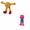 Waffle Plush Cat Toy with Crinkle Paper and Catnip