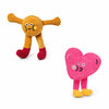 Waffle Plush Cat Toy with Crinkle Paper and Catnip