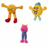 Waffle Plush Cat Toy with Crinkle Paper and Catnip