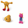 Waffle Plush Cat Toy with Crinkle Paper and Catnip