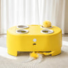 Electric Whack-a-Mole Cat Toy with Moving Feather Teaser