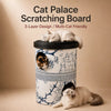Three-Tier Corrugated Cardboard Cat Scratcher House