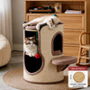 Cat Scratching Tower with Sisal Barrel and Resting Platforms