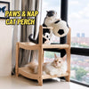 Sisal Cat Scratcher Bed with Soccer Ball Toy