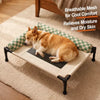 Portable Elevated Pet Cot with Removable Cushion