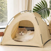 Enclosed Portable Pet Tent Bed for Cats and Small Dogs