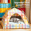 Semi-Enclosed Tent Pet Bed