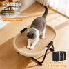 Oval Foldable Elevated Pet Cot for Cats and Dogs