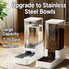 Automatic Pet Water and Feeding Station for Cats and Dogs