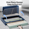 Dog Toilet Tray with Wall Panel and Pull-Out Drawer