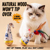 Feather Wobble Cat Toy for Interactive Play